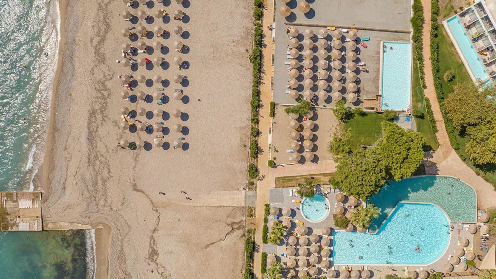 Ninos Grand Beach Resort Kastrosikia Esterno foto